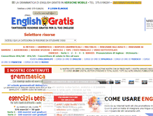 Tablet Screenshot of englishgratis.com